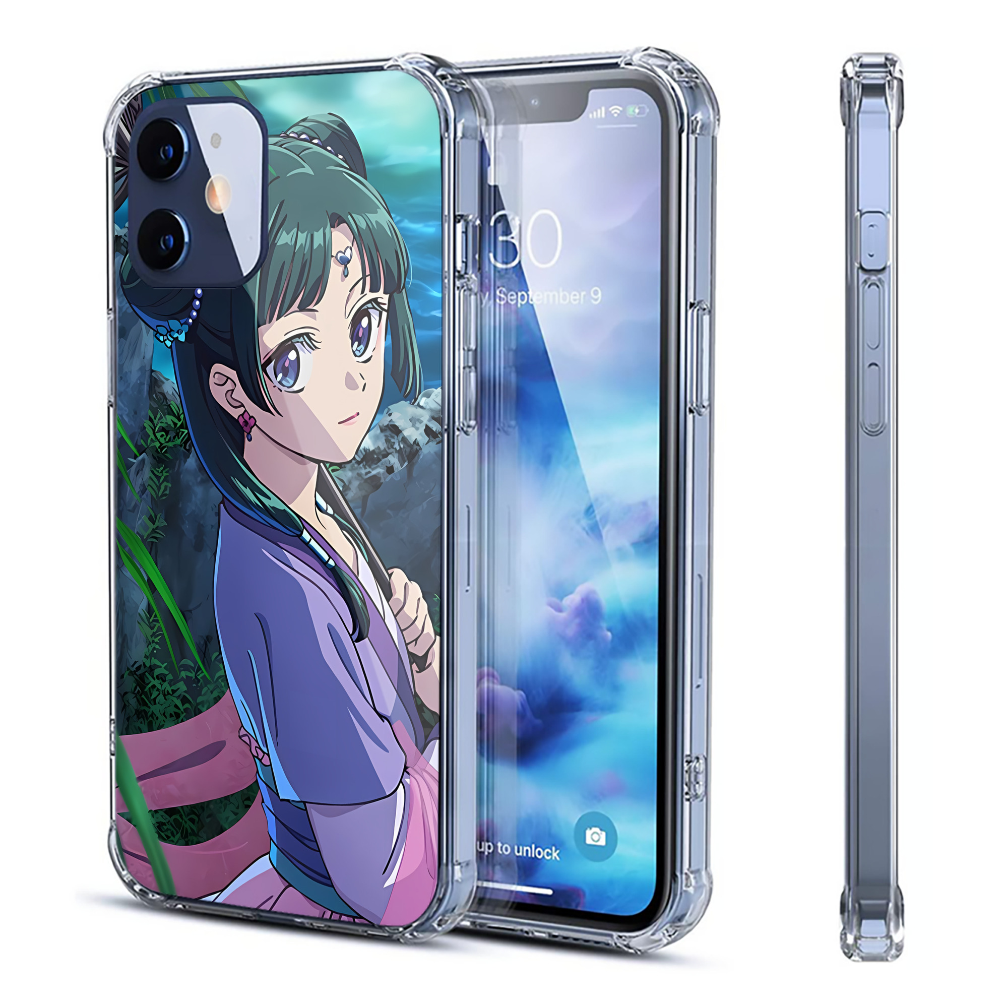 （画像用） 薬屋のひとりごと The Apothecary Diaries 【iPhone 12シリーズ対応】透明スマホケース（クリアソフトケース）